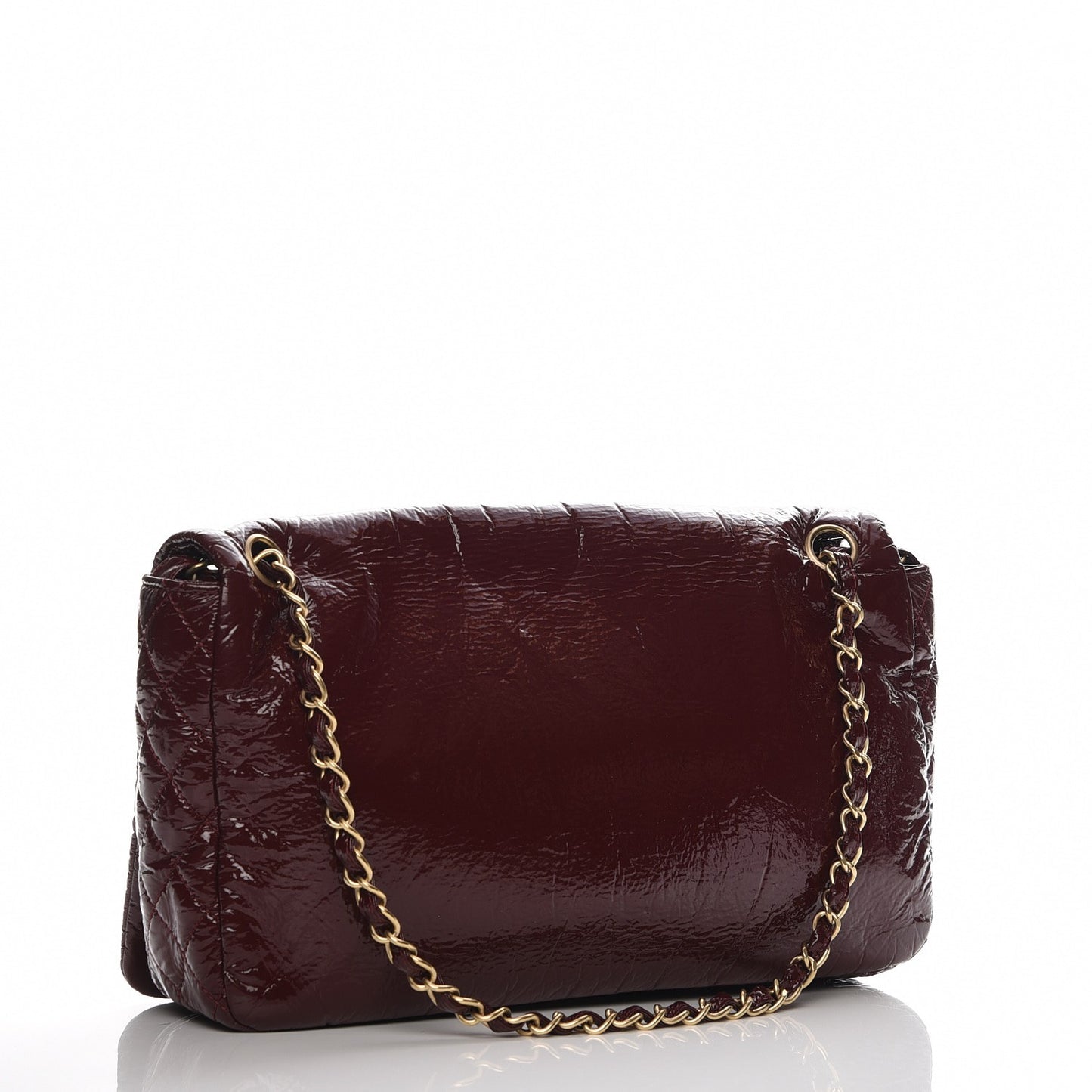 Vinyl Medium Rock and Chain Flap Bordeaux