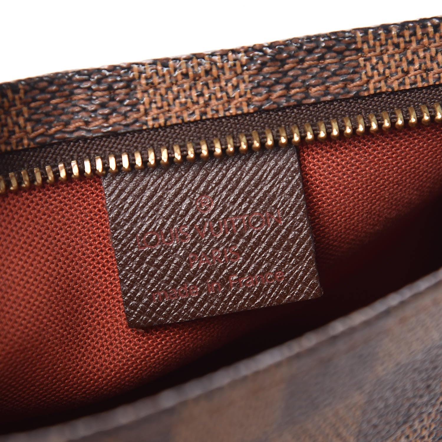 Louis Vuitton Damier Ebene Trousse Make Up Bag Pochette 6 of 9