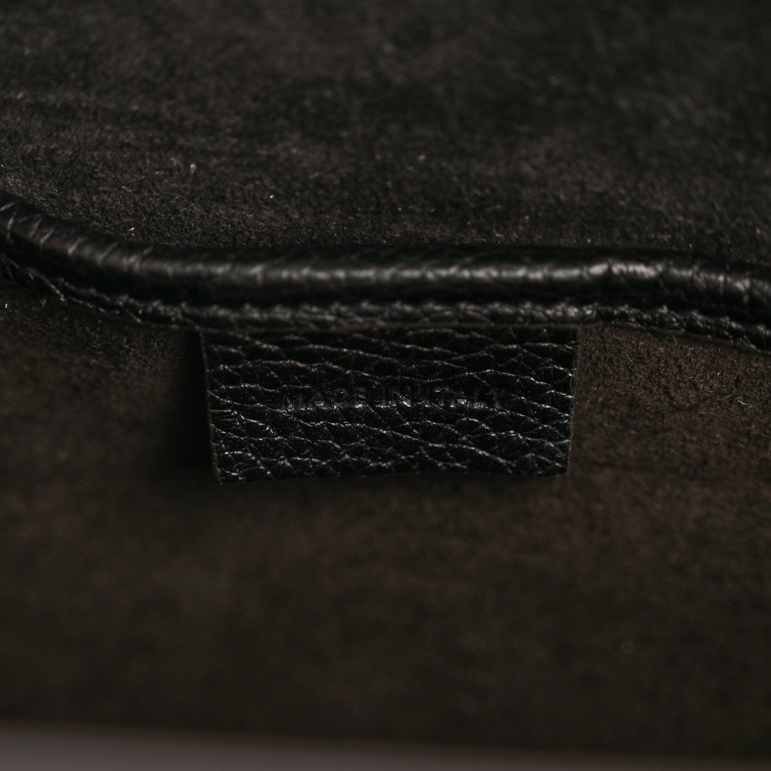 Celine Drummed Calfskin Nano Luggage Black 7 of 11