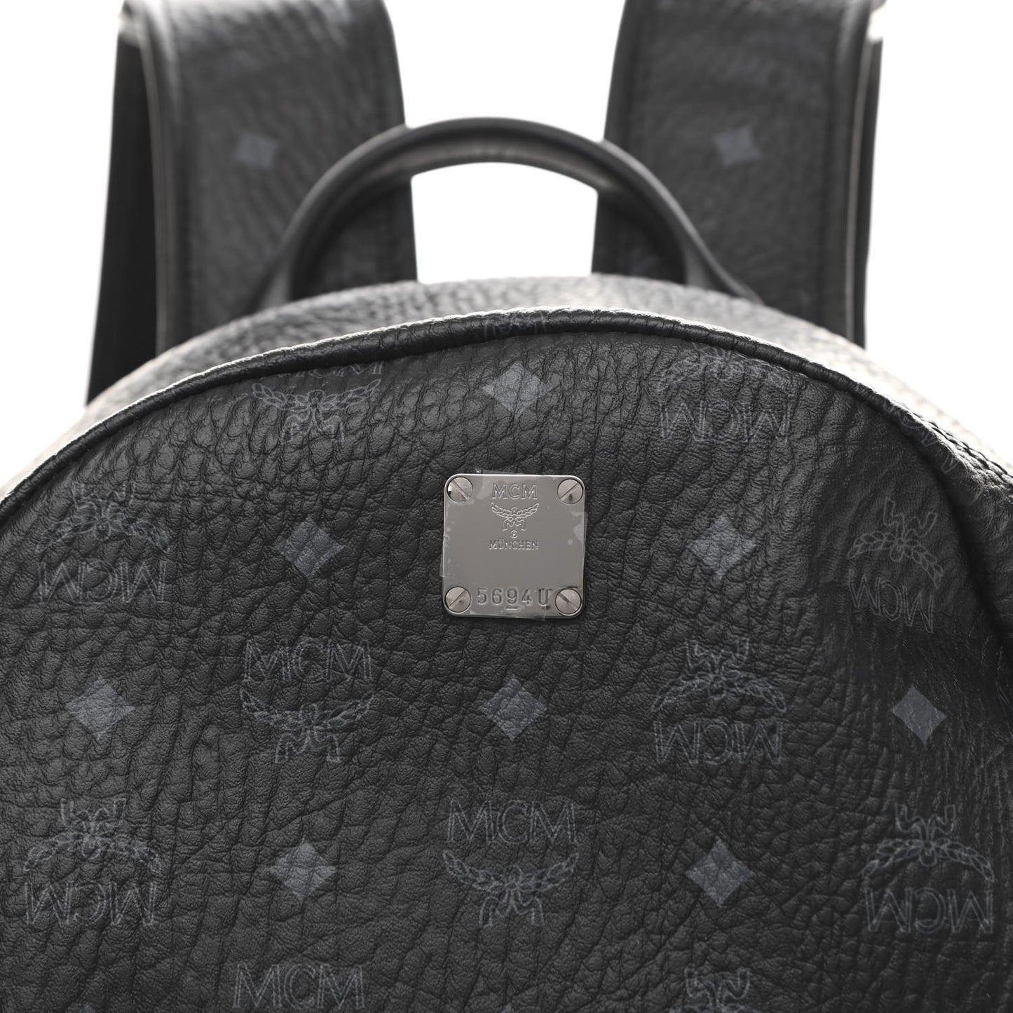 Visetos Medium Side Studs Stark Backpack Black