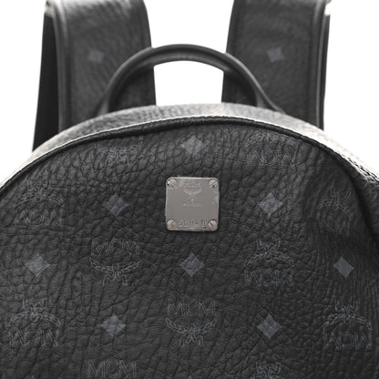 MCM Visetos Medium Side Studs Stark Backpack Black 7 of 9