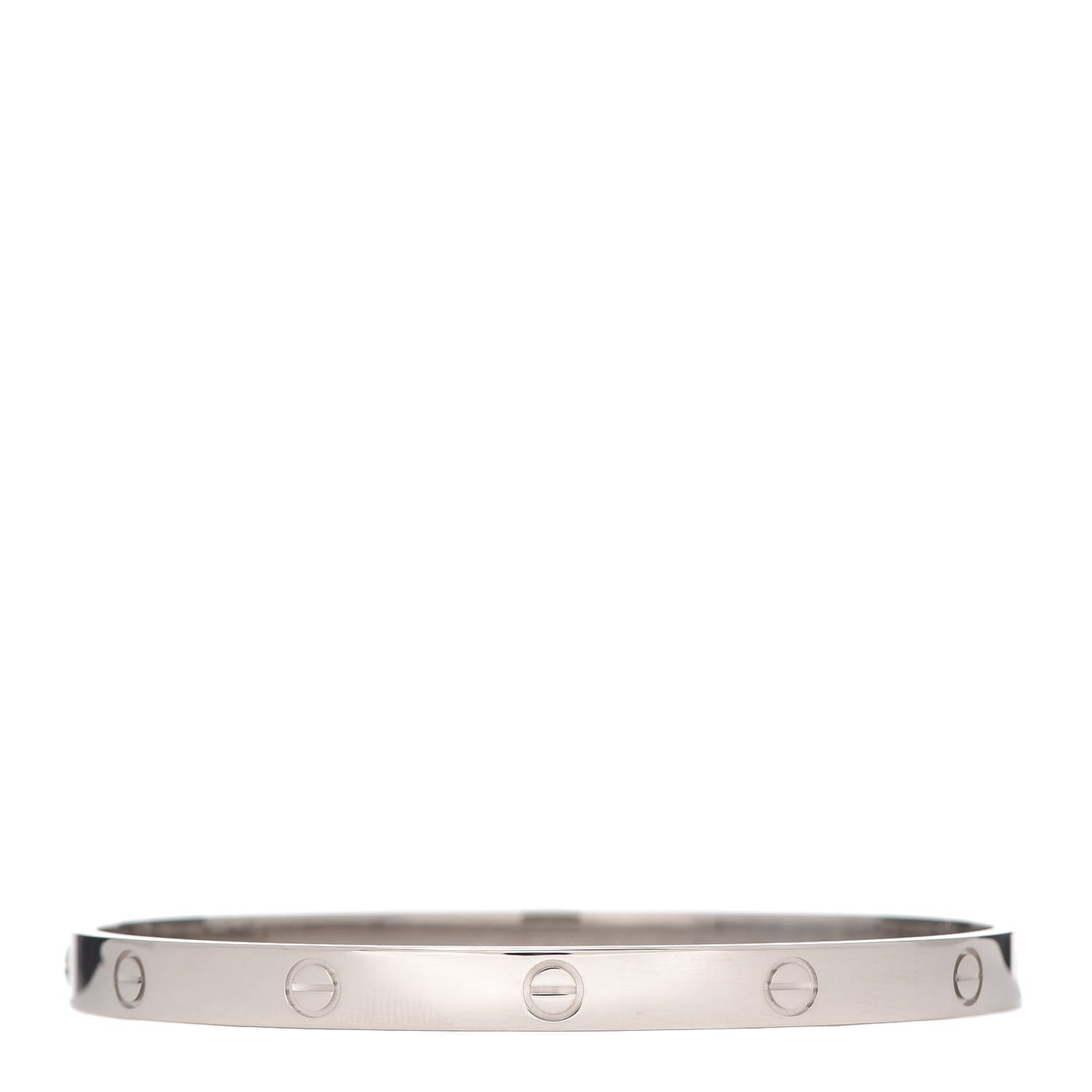 18K White Gold LOVE Bracelet 21
