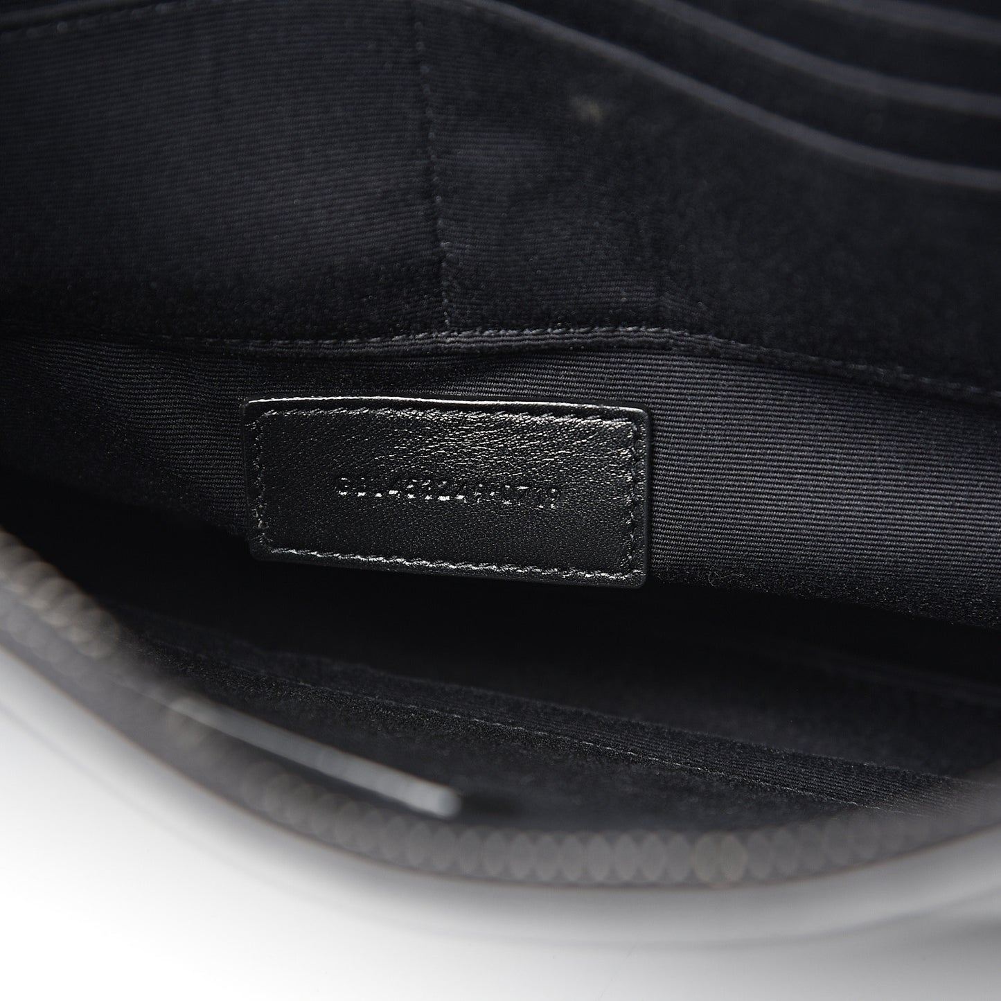 Calfskin Crocodile Embossed Monogram iPad Case Black