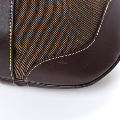 Prada Jacquard Logo Tote Brown 11 of 14