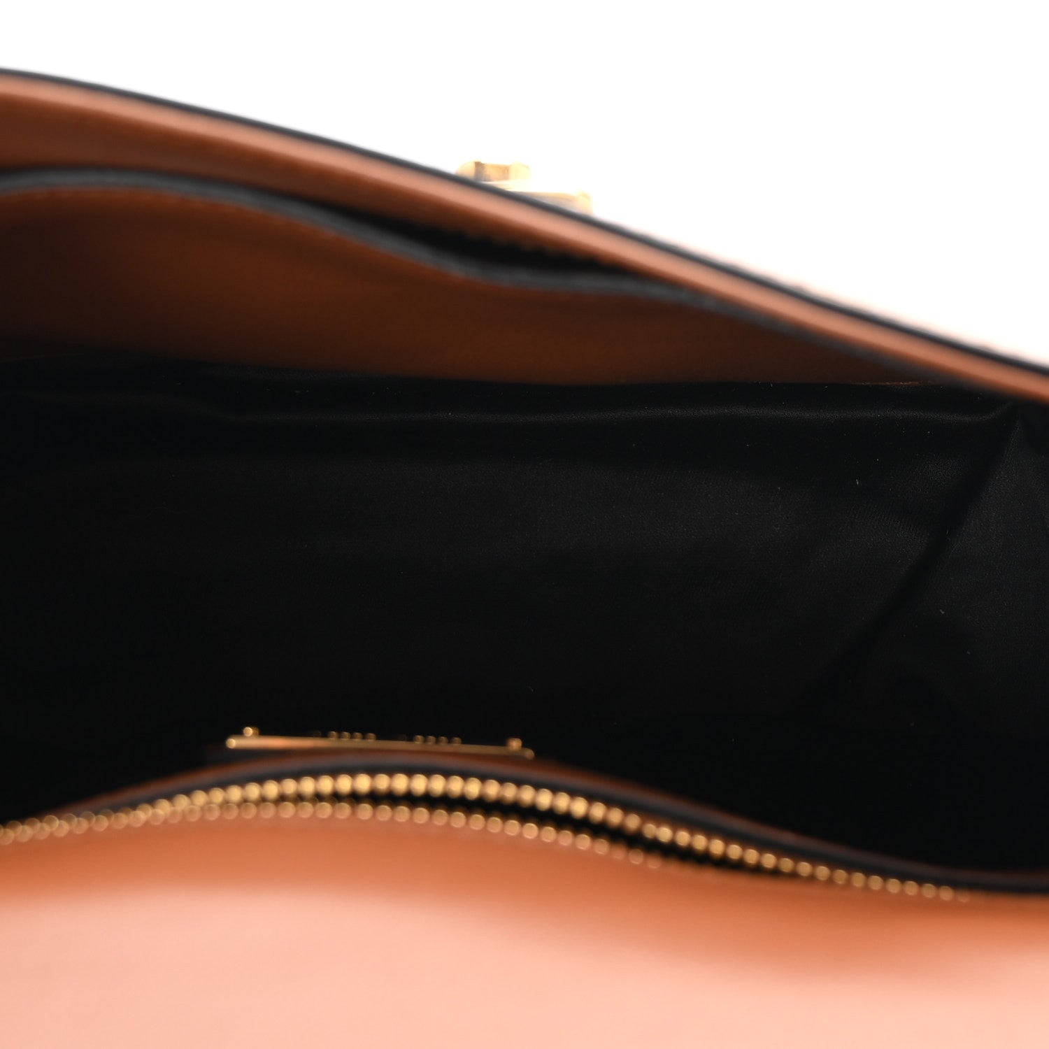 Miu Miu City Calf Lock Shoulder Bag Cognac 5 of 9