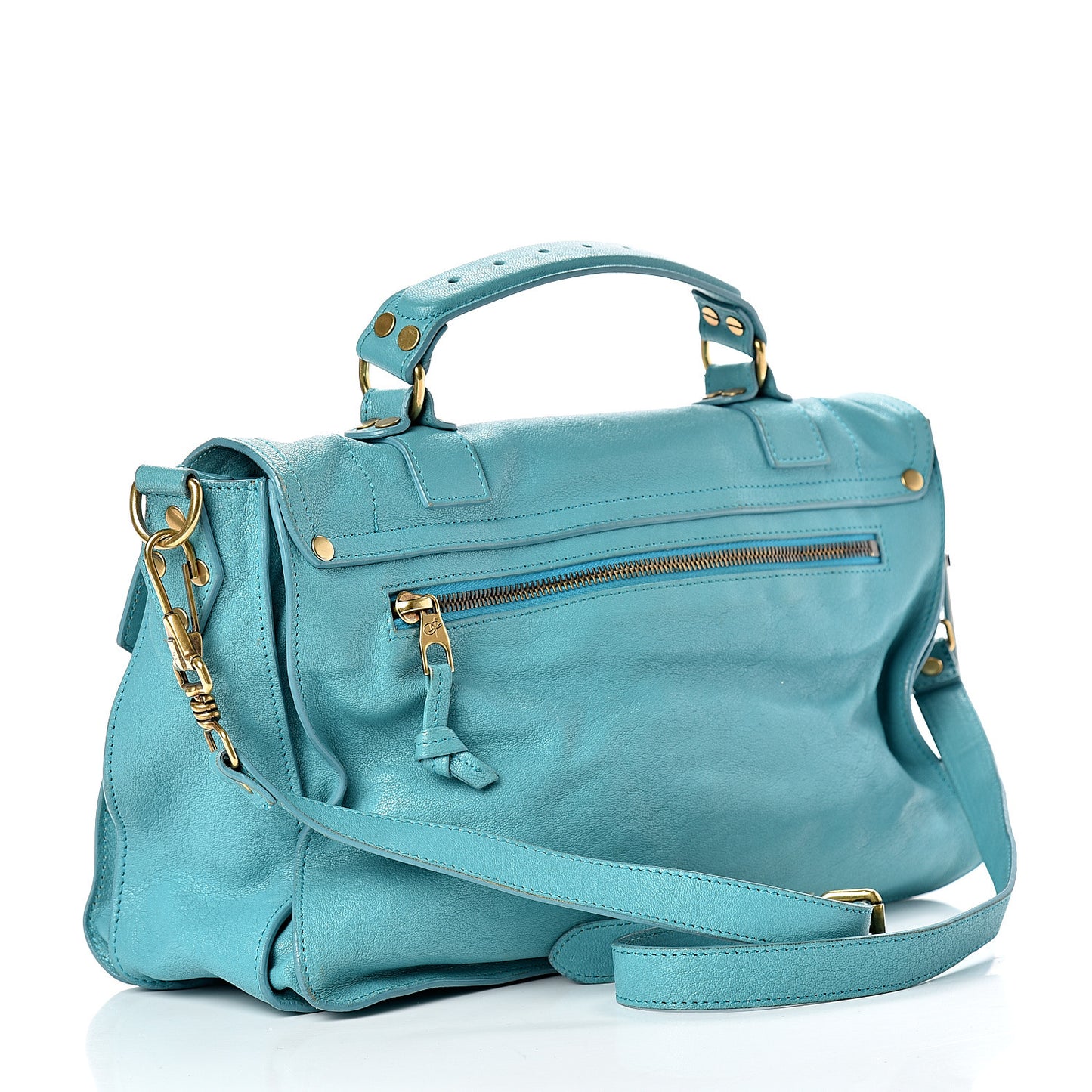 Lambskin Medium PS1 Satchel Lagoon
