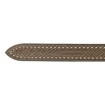 Hermes Swift Epsom 13mm Maillon H Belt 80 32 Etoupe Black 3 of 6
