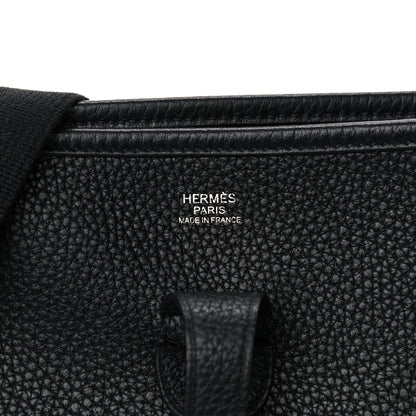 Hermes Taurillon Clemence Evelyne III PM Black 6 of 11