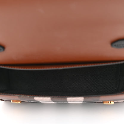 Burberry E-canvas Check Dorset Crossbody Dark Birch Brown 5 of 10