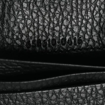 Gucci Dollar Calfskin GG Supreme Monogram GG Marmont Card Case Black Beige Ebony 7 of 8