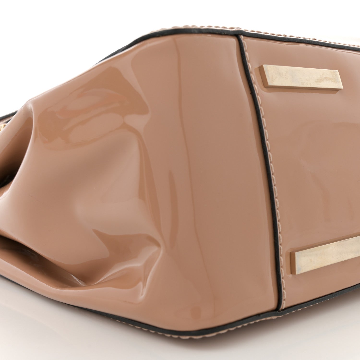 Valentino Garavani Vitello Demetra Satchel Beige 8 of 12