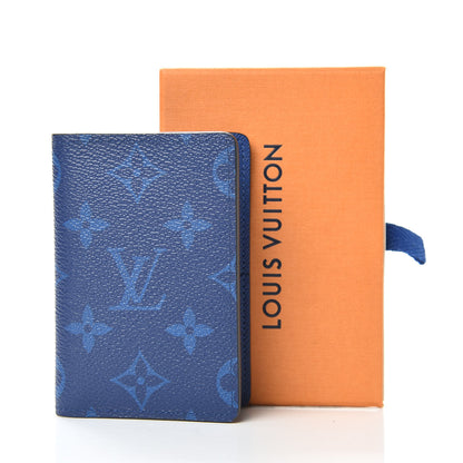 Louis Vuitton Monogram Taiga Pocket Organizer Cobalt 7 of 7