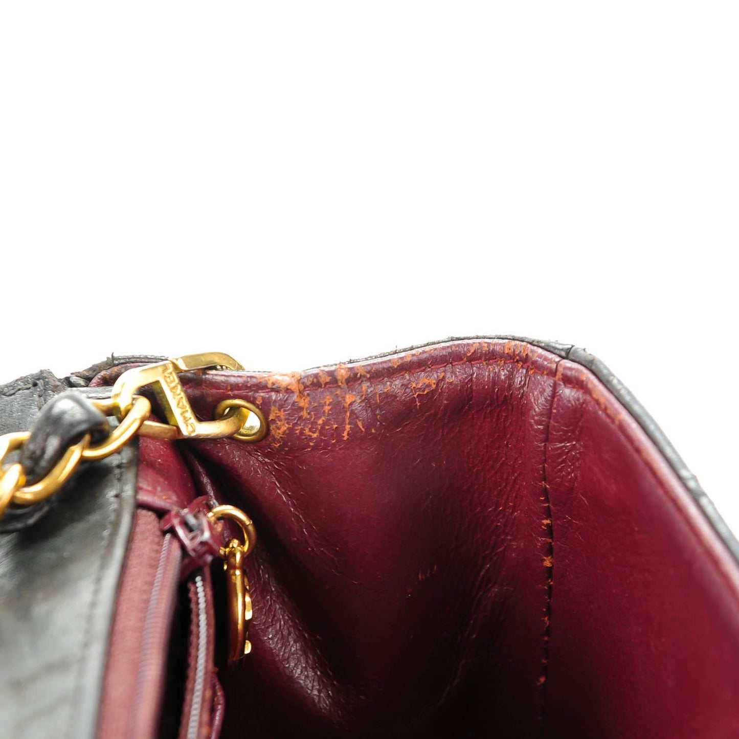 Lambskin Quilted Small Single Flap Black