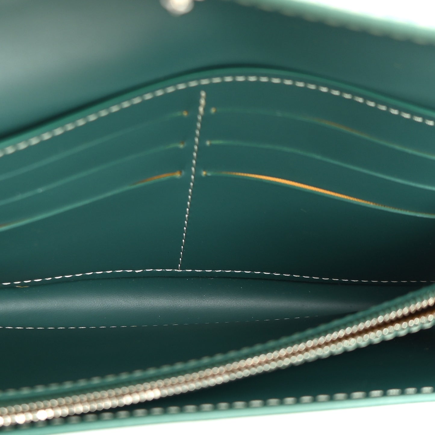 Goyardine Varenne Continental Wallet Green