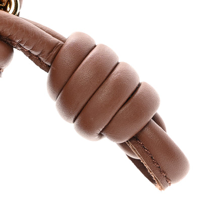 Loewe x SUNA FUJITA Nappa Hamster Mini Flamenco Knot Clutch Havana 12 of 13
