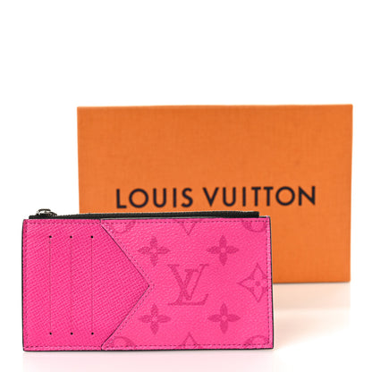 Louis Vuitton Taigarama Coin Card Holder Fuchsia 8 of 8