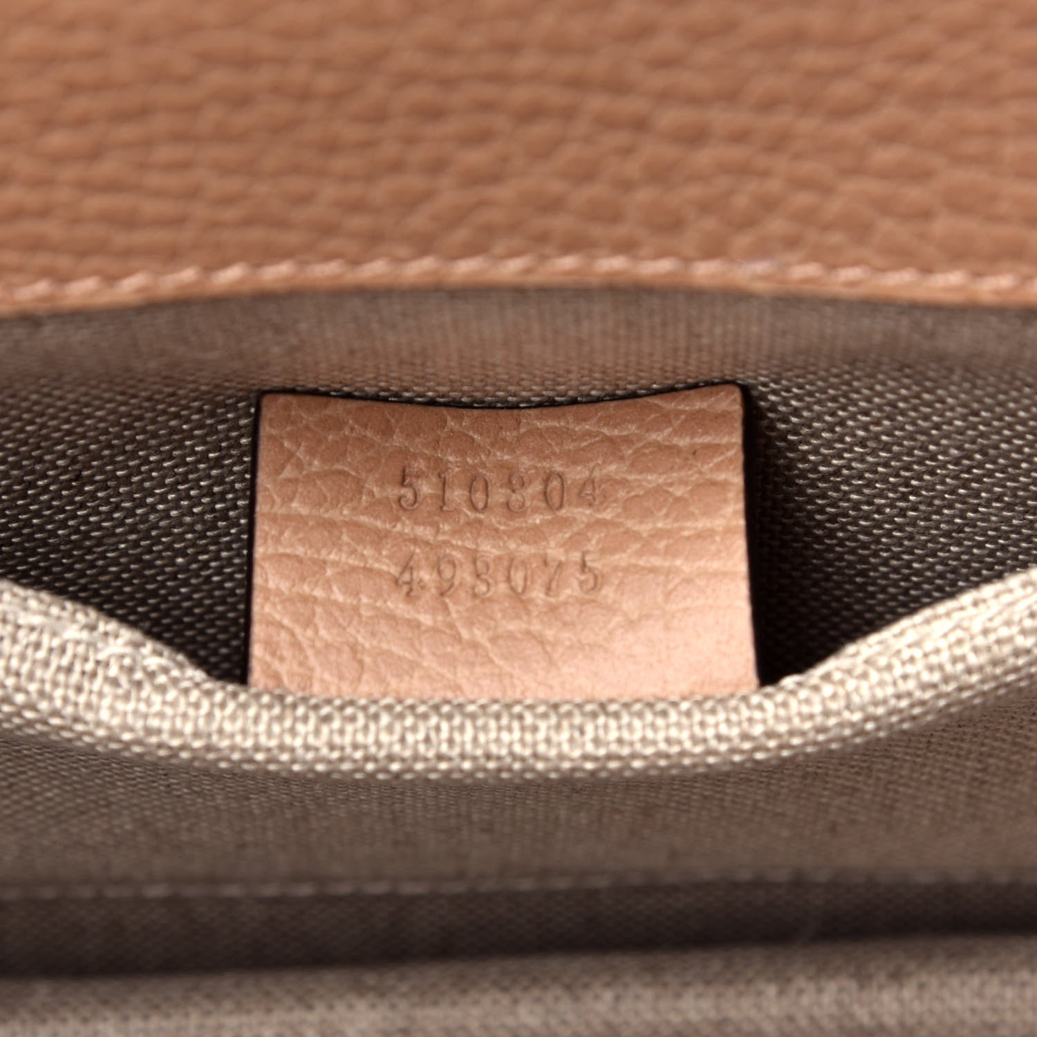 Gucci Dollar Calfskin Small Interlocking G Shoulder Bag Camelia 7 of 9