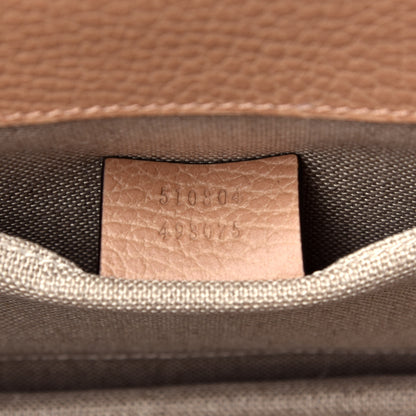 Gucci Dollar Calfskin Small Interlocking G Shoulder Bag Camelia 7 of 9