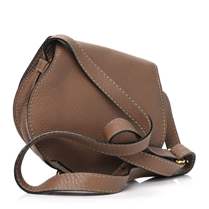 Chloe Calfskin Mini Marcie Round Crossbody Bag Nut 2 of 4