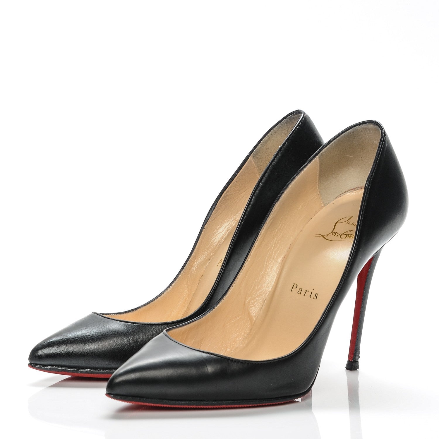 Christian Louboutin Kid Pigalle Follies 100 Pumps 36.5 Black 3 of 8