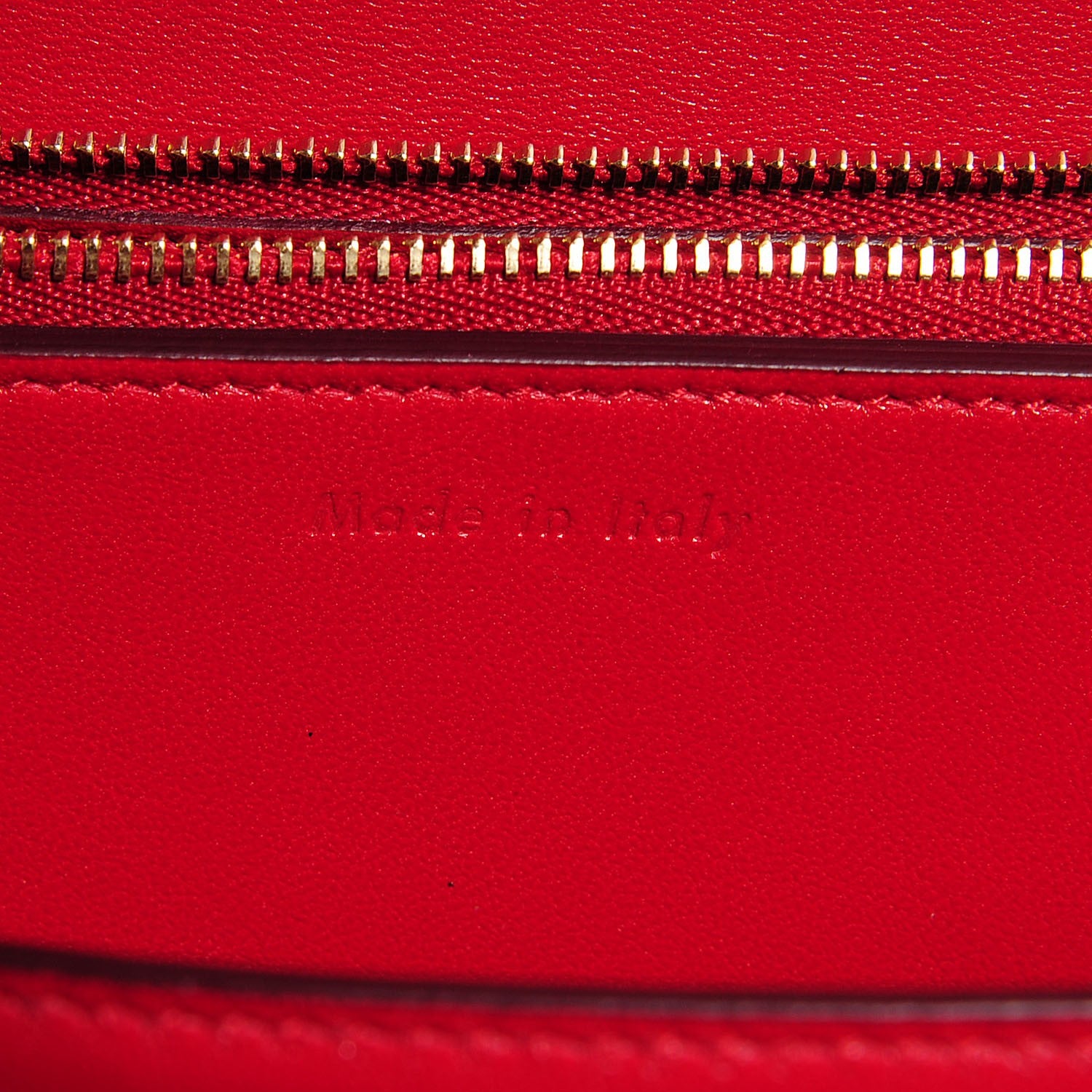 Celine Smooth Calfskin Medium Classic Box Flap Bag Red 7 of 8