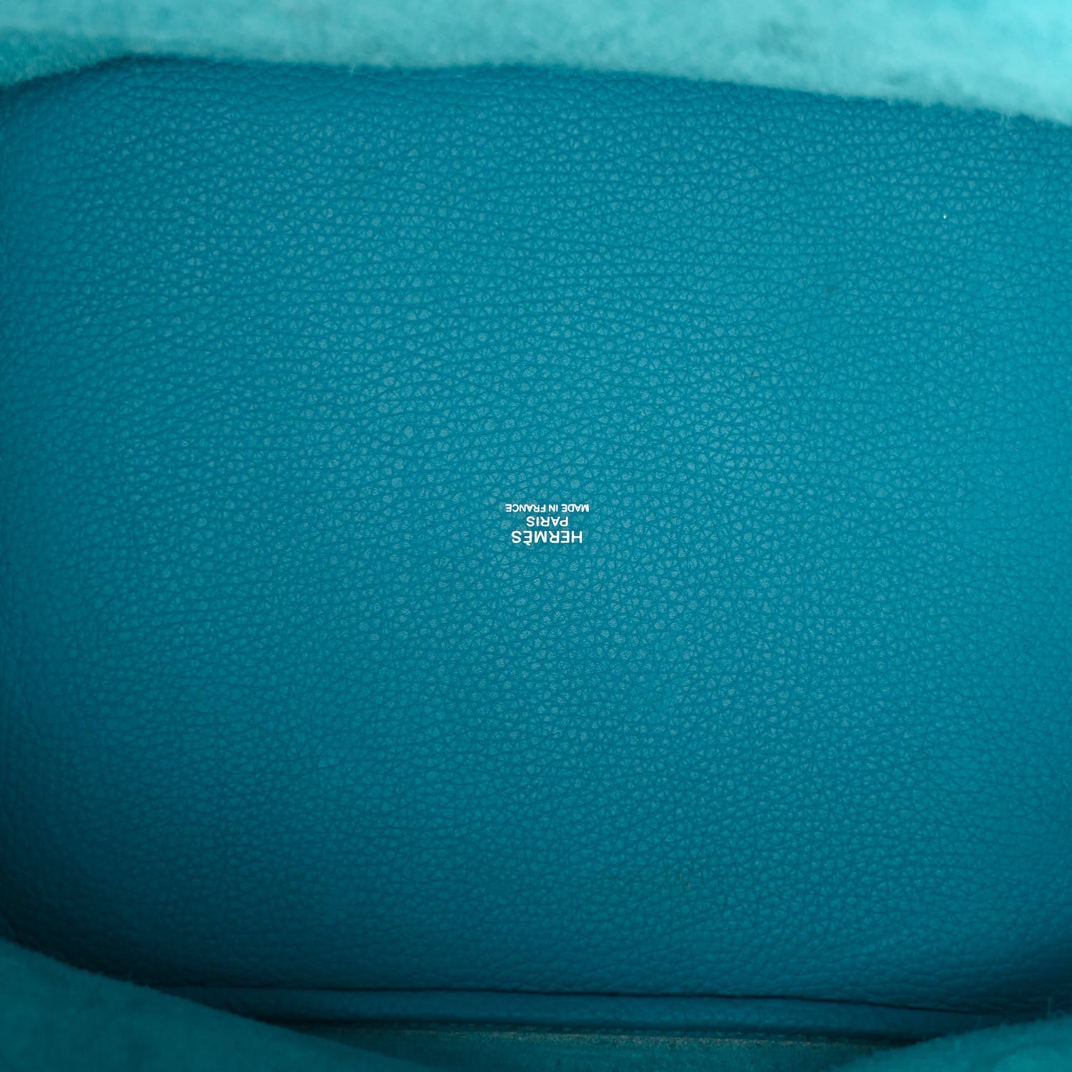 Hermes Taurillon Clemence Picotin Lock 26 GM Turquoise 5 of 14