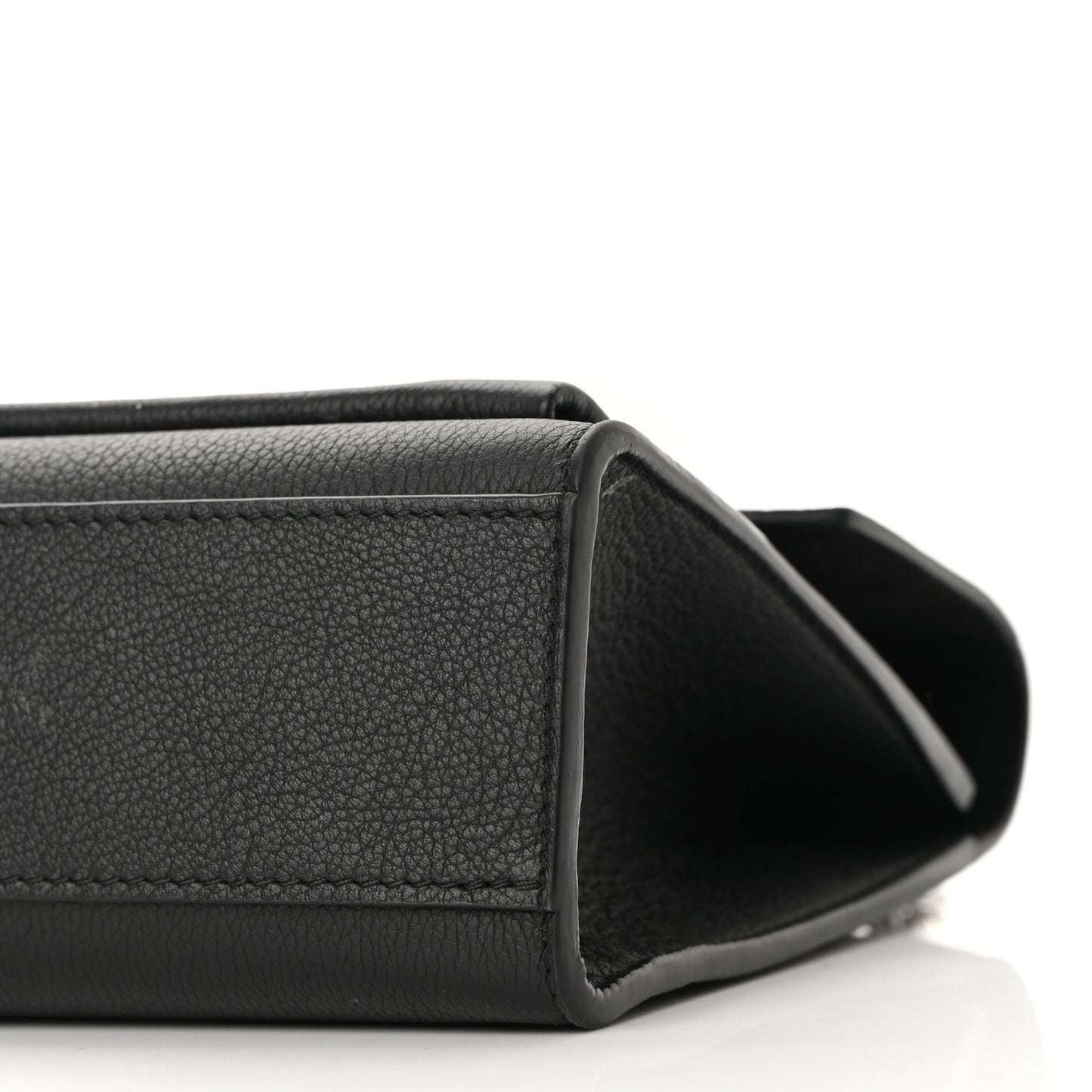 Soft Calfskin My Lockme Chain Bag BB Black