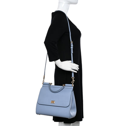 Dolce & Gabbana Dauphine Medium Miss Sicily Satchel Fiordaliso 2 of 8