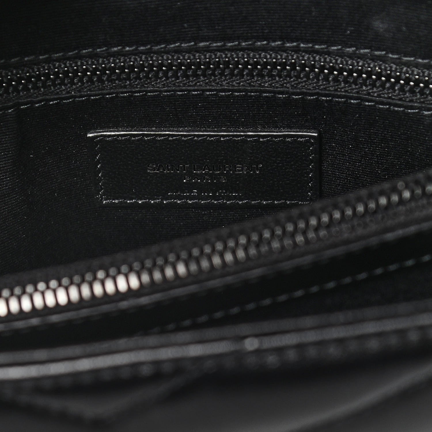 Saint Laurent Calfskin Y Quilted Monogram Medium Loulou Chain Satchel Black 6 of 14