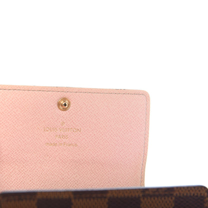 Louis Vuitton Damier Ebene Multicles 6 Key Holder Rose Ballerine 6 of 9