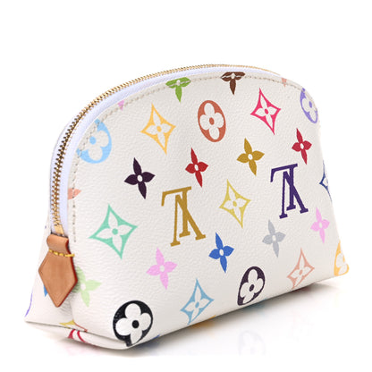 Louis Vuitton LV x TM Monogram Multicolor Cosmetic Pouch PM White 3 of 7