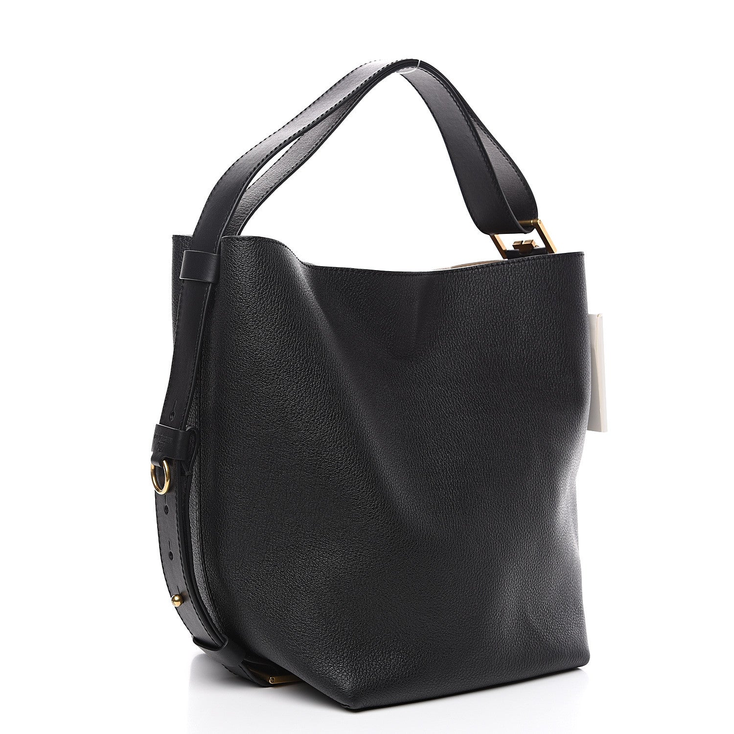 Givenchy Grained Calfskin GV Bucket Bag Black 2 of 7