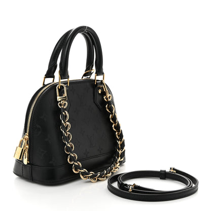 Louis Vuitton Monogram Ink Alma BB Black 3 of 9