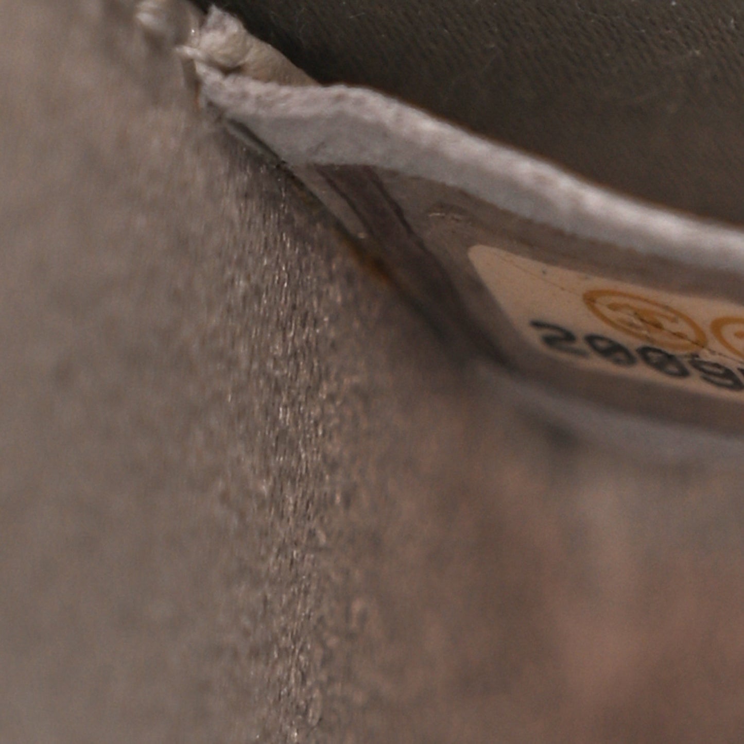 Metallic Goatskin Lait de Coco Milk Carton Bag Silver