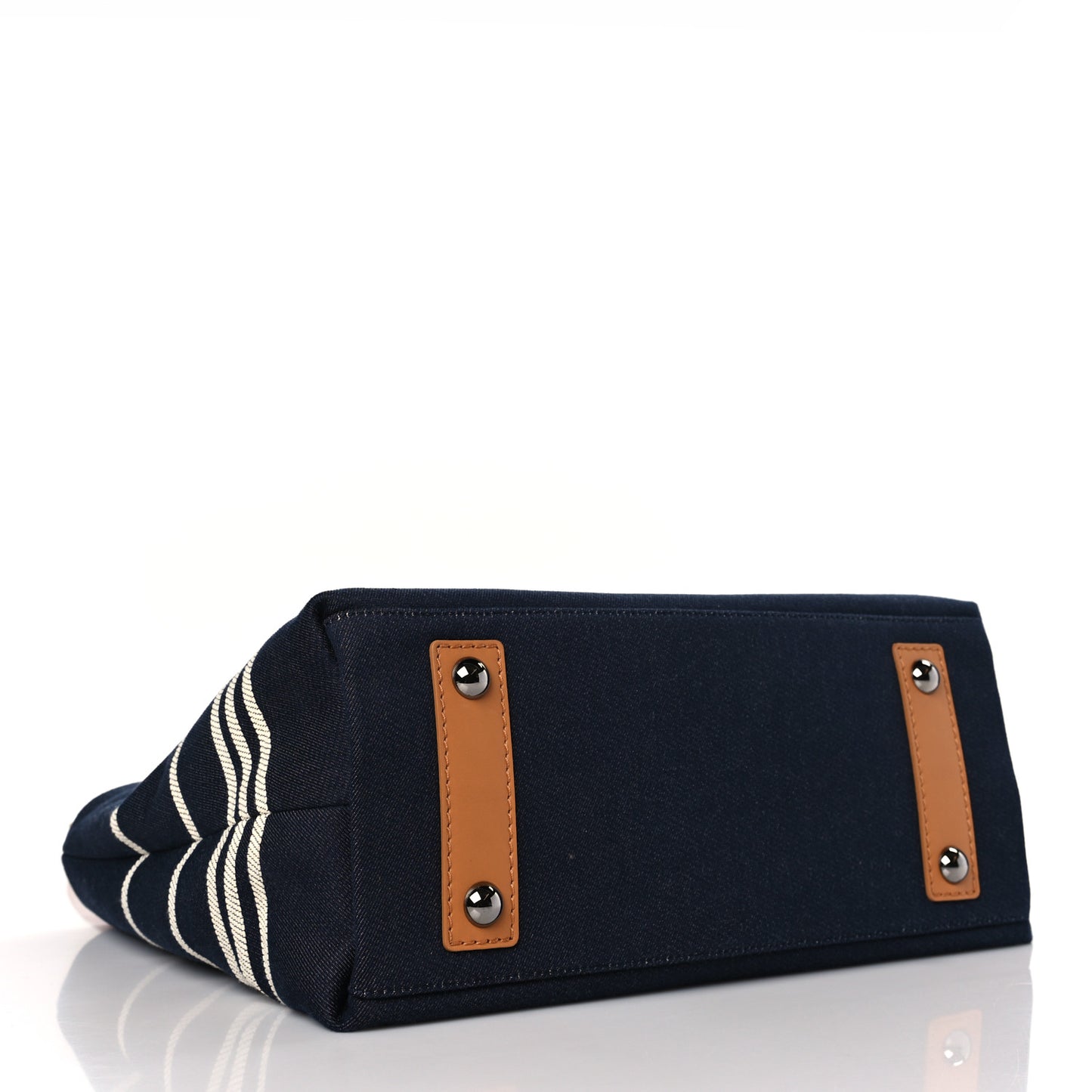 Denim Shopping Tote Blue