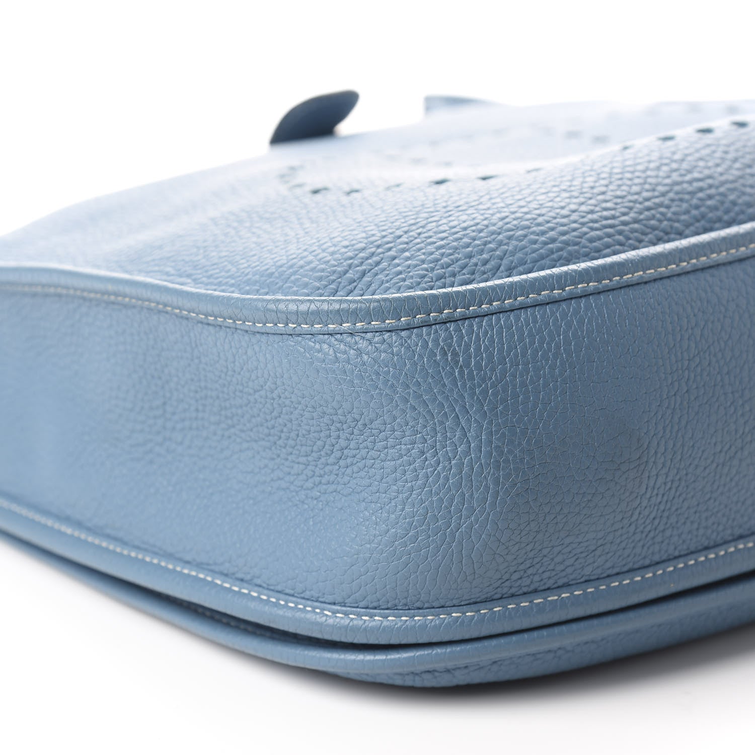 Hermes Taurillon Clemence Evelyne III GM Blue Jean 6 of 14