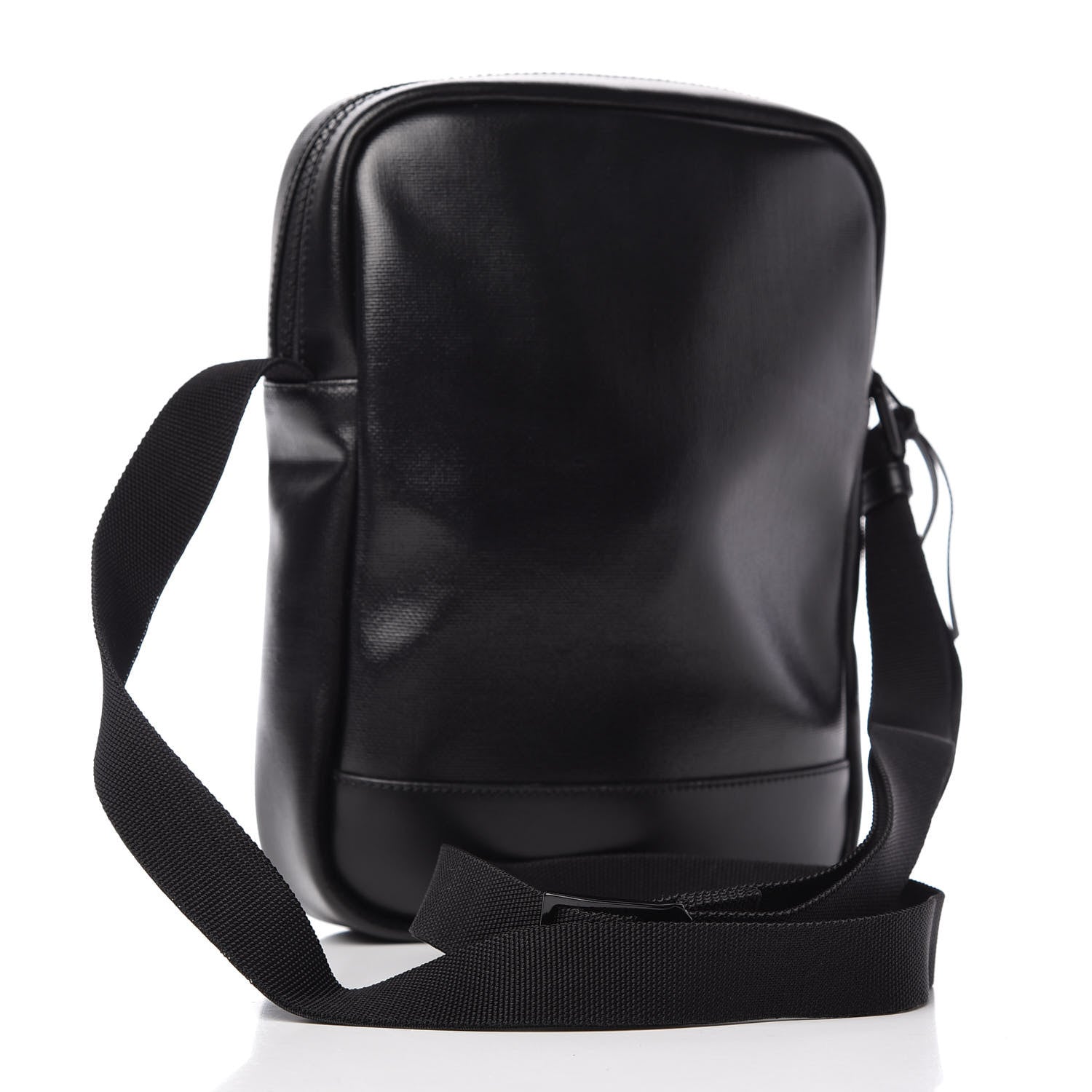 Saint Laurent Coated Canvas Rivington Race Pouch Black 3 of 10