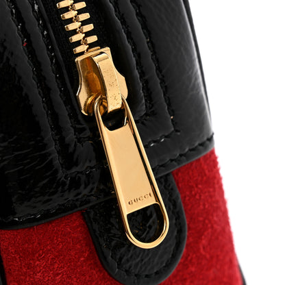 Gucci Suede Small Ophidia Belt Bag 95 38 Hibiscus Red 12 of 12