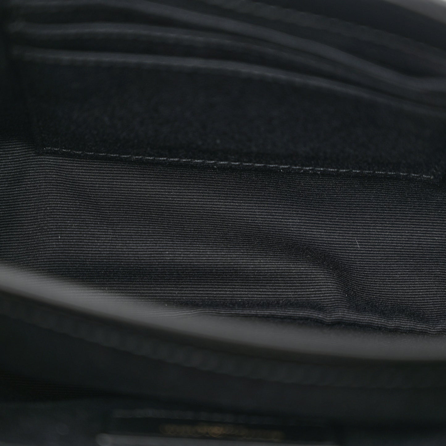 Calfskin Y Quilted Monogram Toy Loulou Crossbody Bag Black
