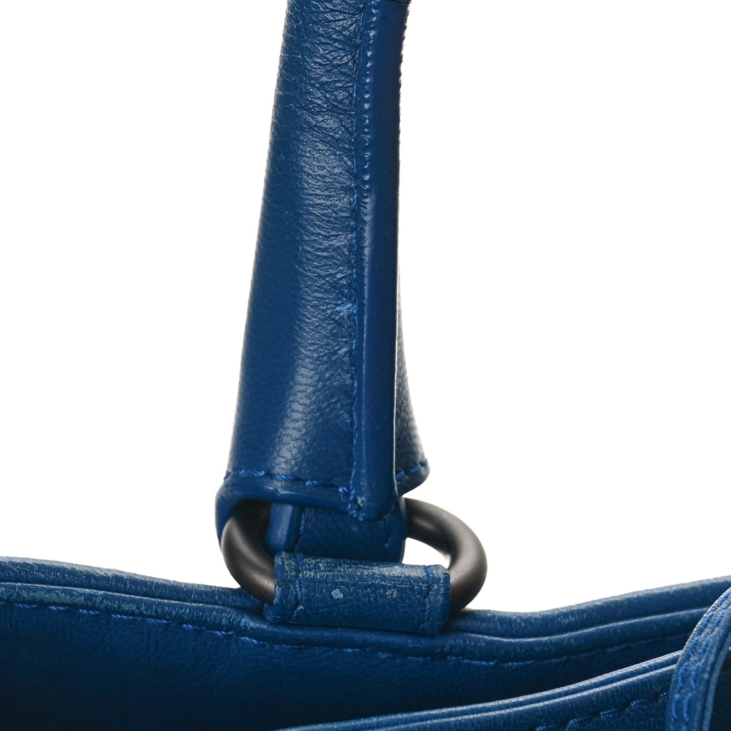 Nappa Intrecciato Milano Tote Blue