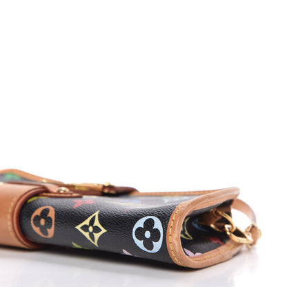 Louis Vuitton Monogram Multicolor Shirley Black 7 of 9