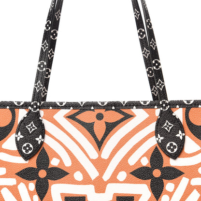 Louis Vuitton Monogram Giant Crafty Neverfull MM Creme Caramel 12 of 13