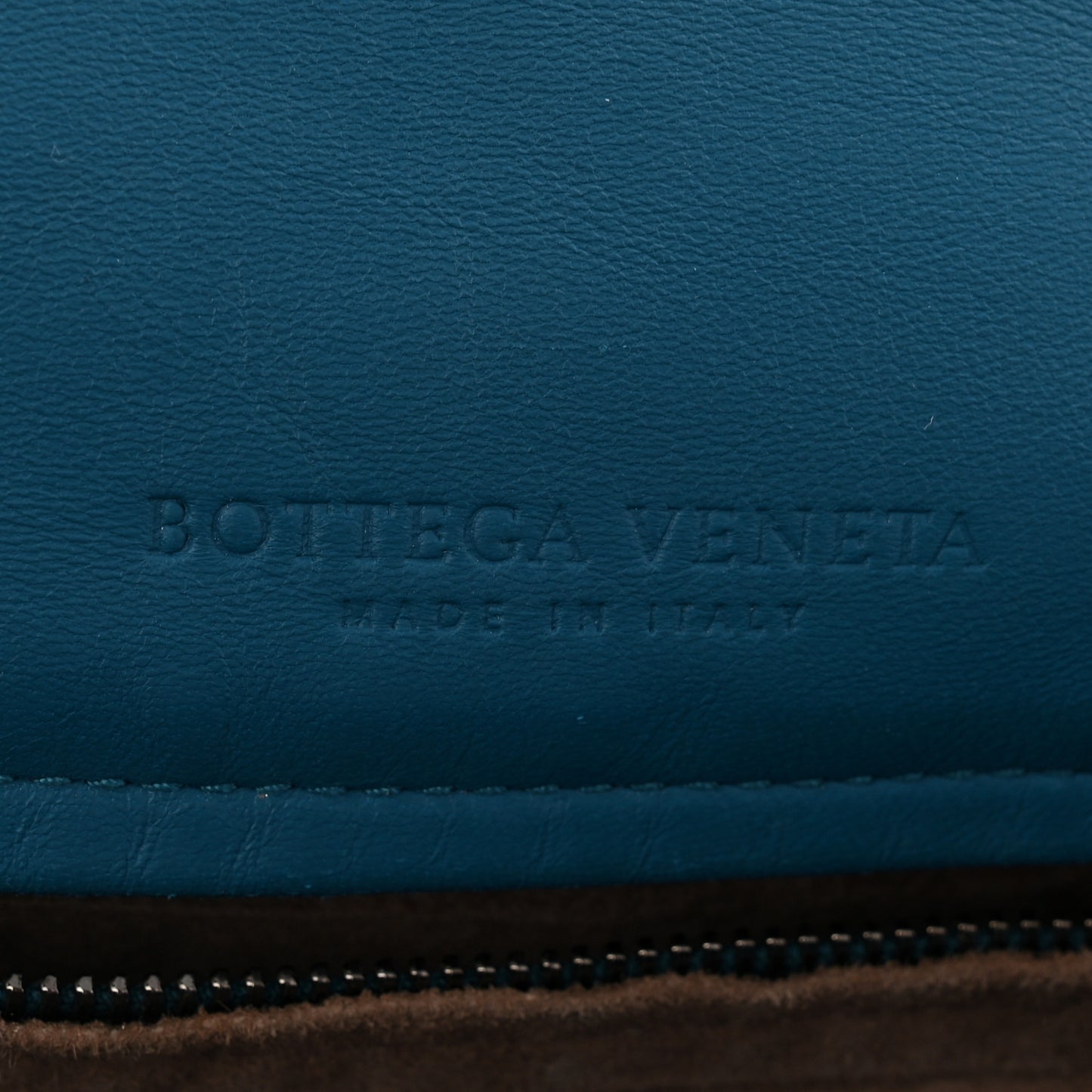 Nappa Intrecciato Messenger Bag Cobalt Blue