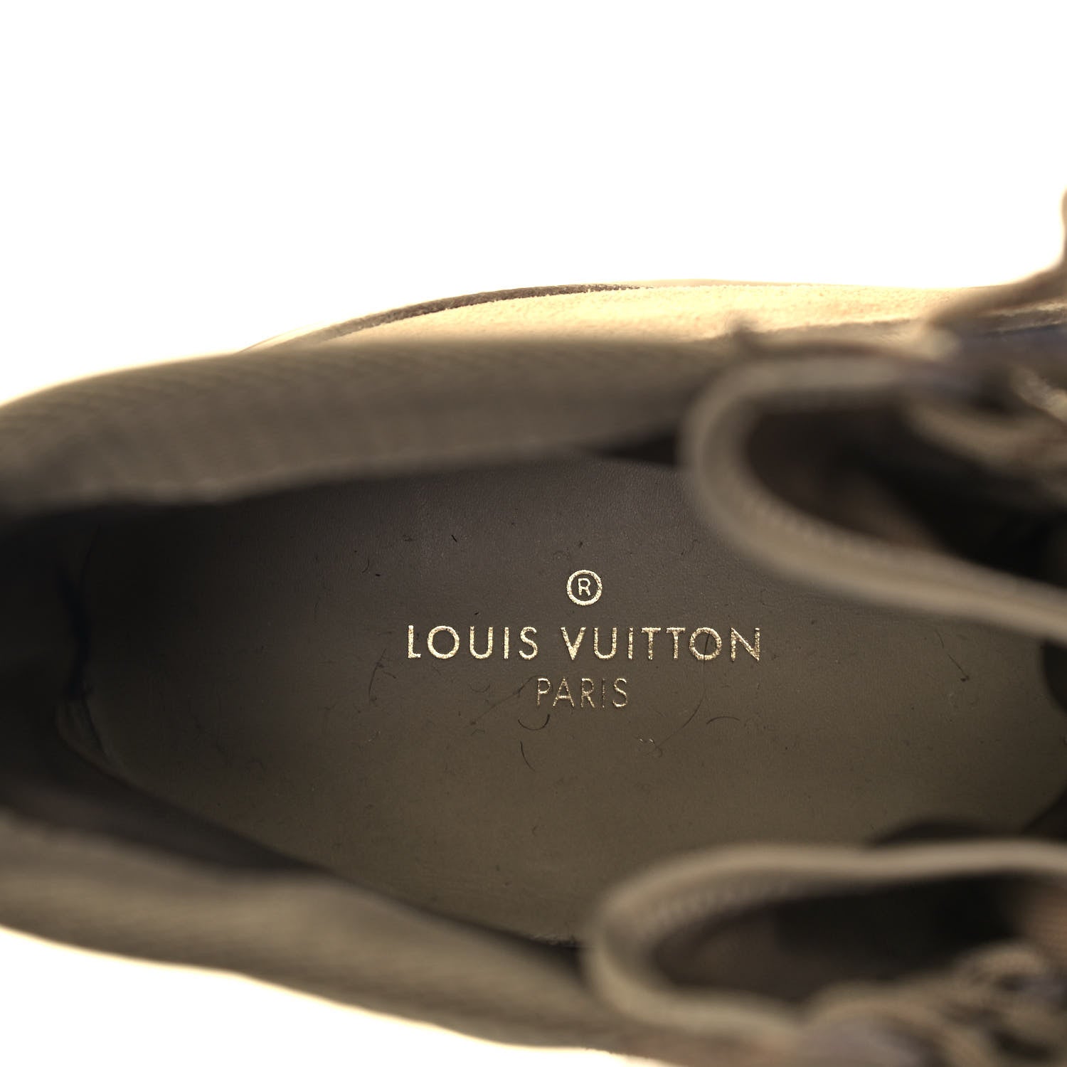 Louis Vuitton Monogram Harlem Mens Ankle Boots 10.5 Beige 7 of 8