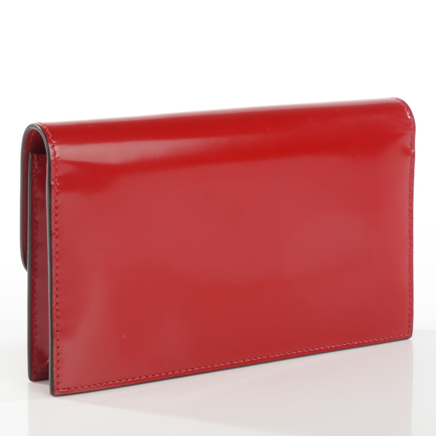 Shade Lux Calfskin Icon Wallet Hibiscus Red