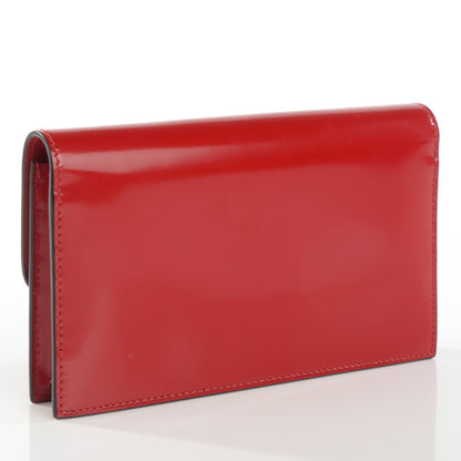 Gucci Shade Lux Calfskin Icon Wallet Hibiscus Red 3 of 7