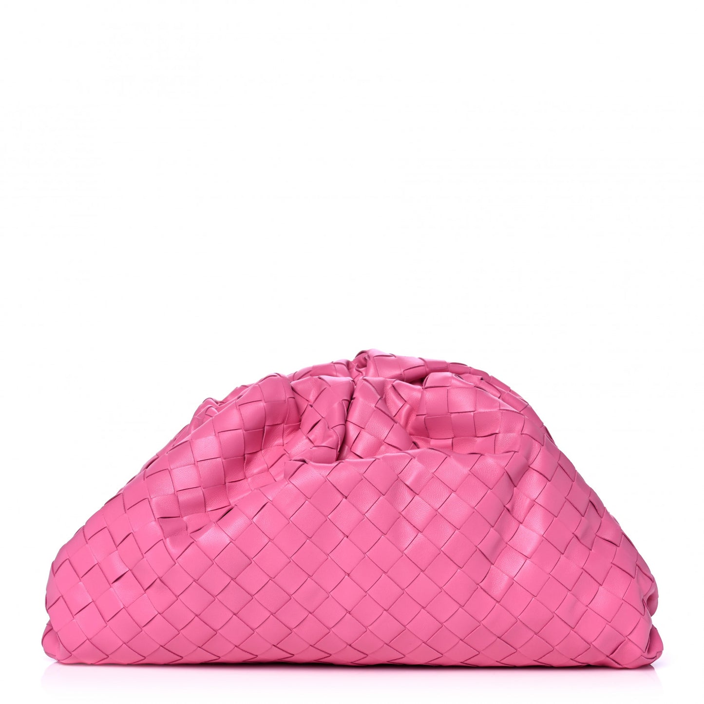 Nappa Maxi Intrecciato The Pouch Oversized Clutch Pink