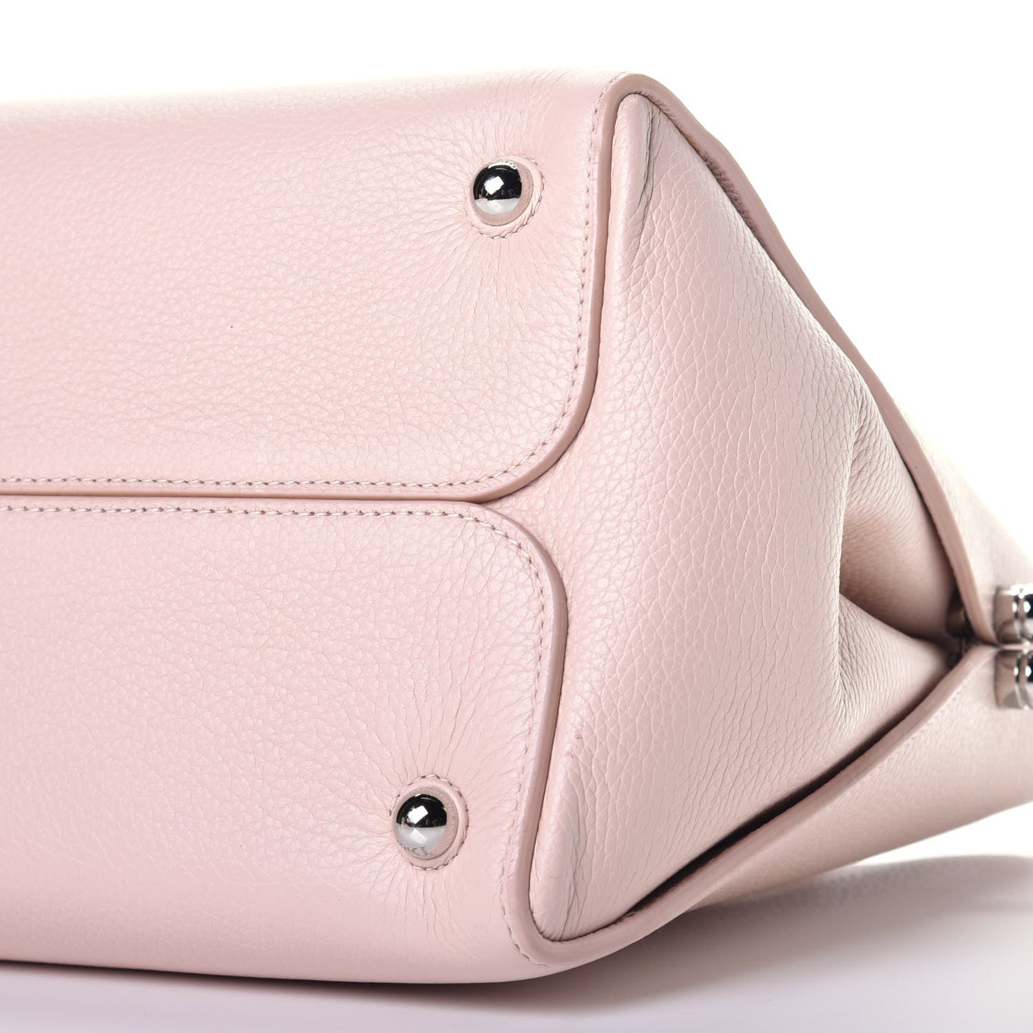 Christian Dior Grained Calfskin Medium Bar Tote Rose Poudre 8 of 8
