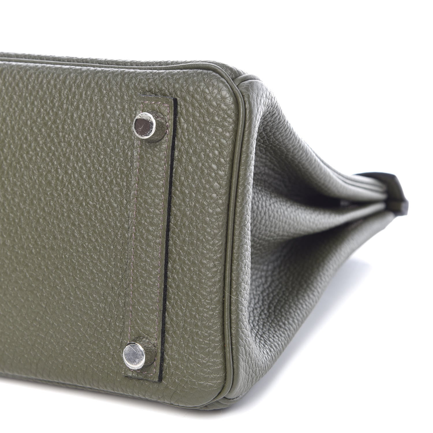 Hermes Togo Birkin 25 Vert Olive 37 of 38