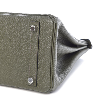Hermes Togo Birkin 25 Vert Olive 37 of 38